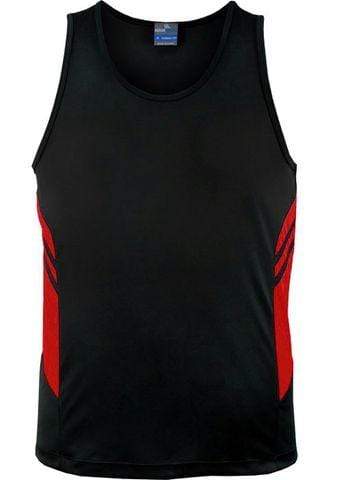 Aussie Pacific Men's Tasman Singlet 1111 Casual Wear Aussie Pacific Black/Red S 